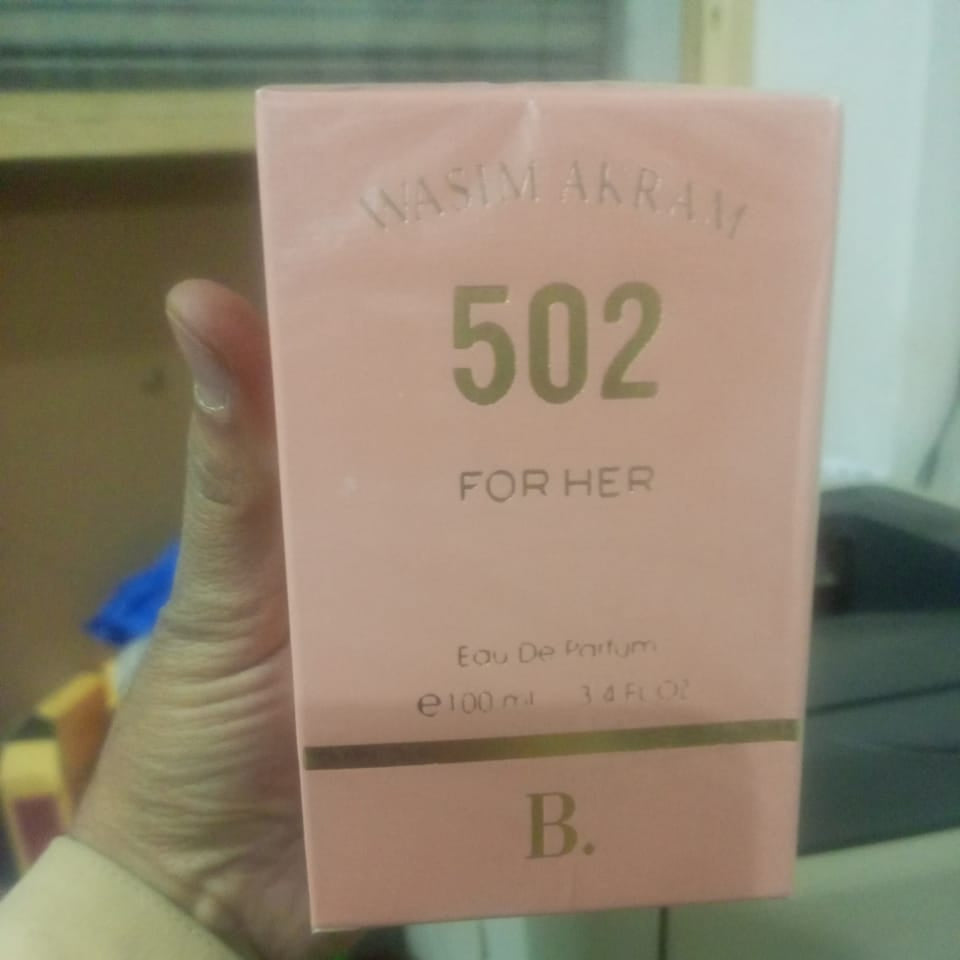 B Wasim Akram 502 Perfume Elegant Fragrance